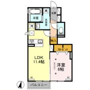 プリズム Bの間取り画像