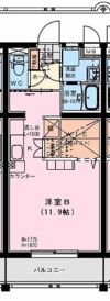 ラフィーネ桜館の間取り画像