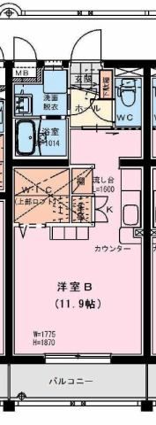 ラフィーネ桜館の間取り画像