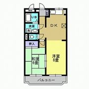 駒西ハイツIの間取り画像