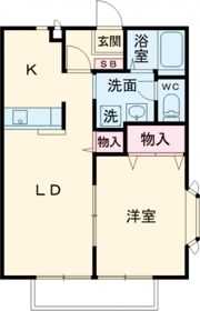 ビリーブFUKU Bの間取り画像