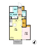 フォーゲルテラス ブラウⅡの間取り画像