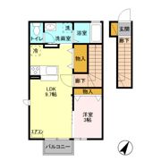 フォーゲルテラス ブラウⅡの間取り画像