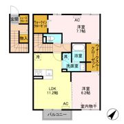 ラポール Ⅱの間取り画像