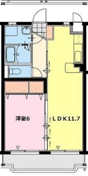エアフォルクⅡの間取り画像