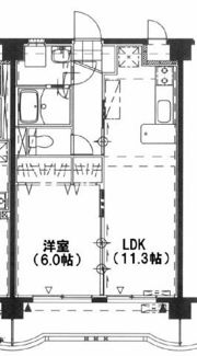 コンフォール大橋の間取り画像
