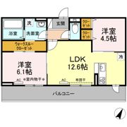 エルドラードDの間取り画像