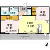 エルドラードDの間取り画像