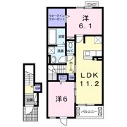 プランドールⅠの間取り画像