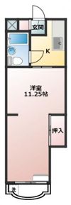 ステーションコーポの間取り画像
