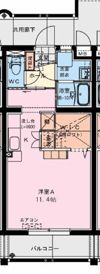 宮崎フェニックスマンションの間取り画像