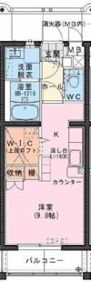 Riviere Champ 元宮（リヴィエールシャン 元宮）の間取り画像