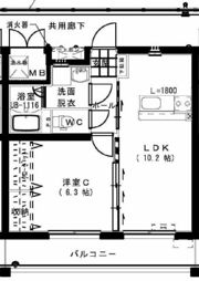 ユーミー江平 Bの間取り画像