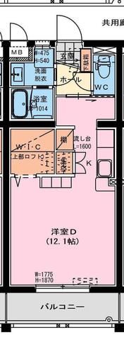 ハイラインSの間取り画像