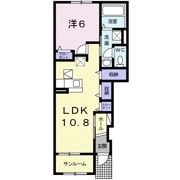 ソレイユプロムナード Ⅲの間取り画像