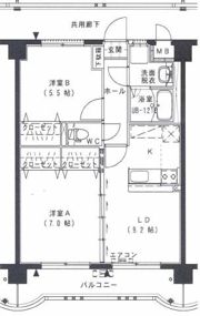 三門マンションの間取り画像