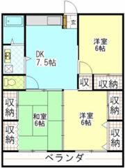 モモエマンションの間取り画像