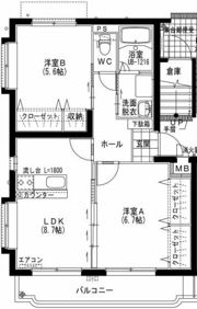 ユーミー小松Aの間取り画像