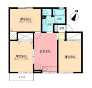 クレールCの間取り画像