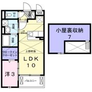 アンソレイエ Nの間取り画像