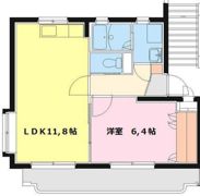 日髙ハイツⅡの間取り画像