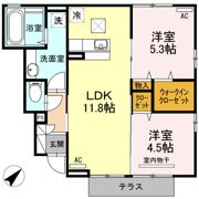 プラムQ Ⅰ棟の間取り画像