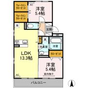 メモリーⅠの間取り画像