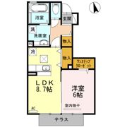 ガレンド吉尾 B棟の間取り画像