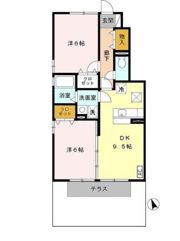 ルミエール三松 A棟の間取り画像