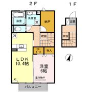 メルヴェーユ Aの間取り画像