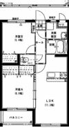 パークサイド城ヶ崎の間取り画像