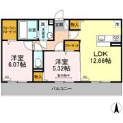 グラン ソレイユ Kの間取り画像