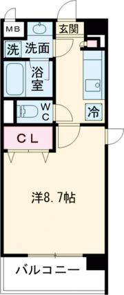 ディアコートハナテンの間取り画像
