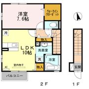 セジュールCW Ⅱ Aの間取り画像