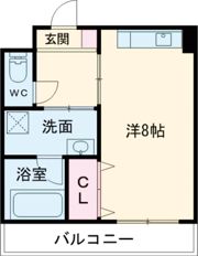 レジデンスパルコの間取り画像