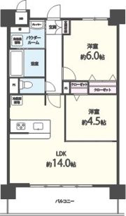 ソシア千里丘の間取り画像