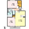 ボヌール A棟の間取り画像