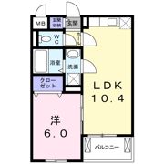 サザンクロス eastの間取り画像