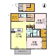 palace westⅠの間取り画像