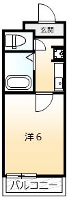 隼人マンションの間取り画像