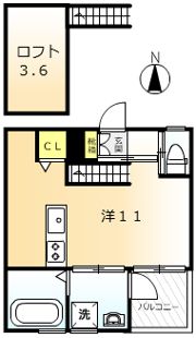 TRE A棟（トレA棟）の間取り画像