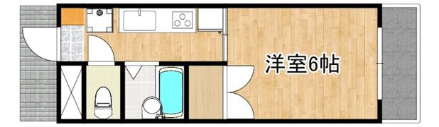 ベイフロントの間取り画像