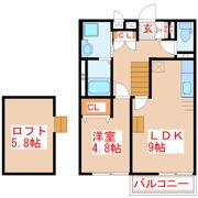 spazio東郷の間取り画像