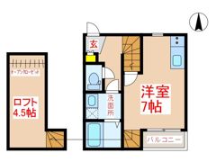 PROUD壱番館の間取り画像