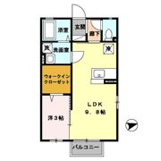 グリーンヒル・ヴァン A棟の間取り画像