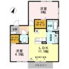 セジュール沼田の間取り画像