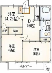ホワイトクレインの間取り画像