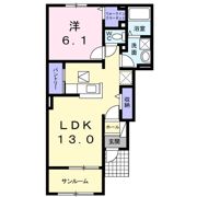 ユア・ハイツの間取り画像