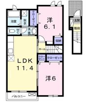 ブル－ ヘブンの間取り画像
