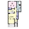 パサージュ Bの間取り画像
